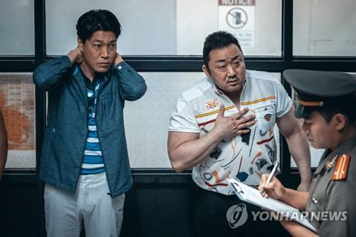 영화 ‘범죄도시 2’의 한 장면. 에이비오엔터테인먼트·메가박스중앙㈜플러스엠 제공