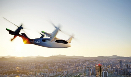 한화시스템이 미국 오버에어와 공동 개발 중인 UAM 버터플라이 조감도. 한화시스템 제공