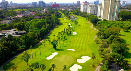 인도네시아 자카르타의 폰독인다골프코스의 9번 홀 전경. 아시아골프리더스포럼 제공