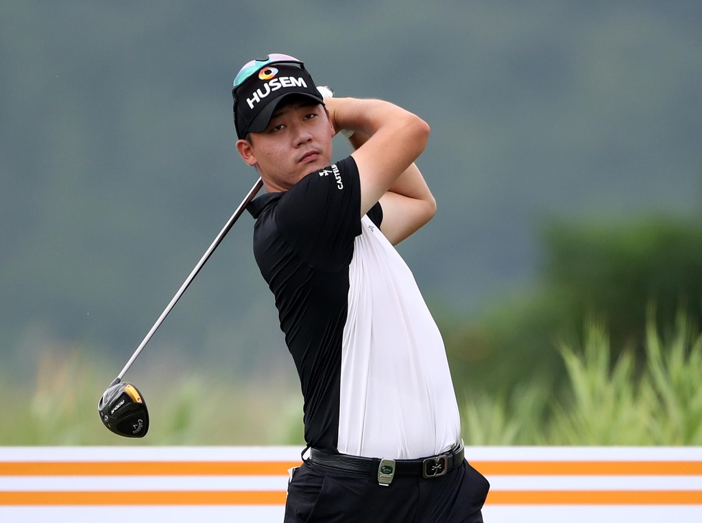 윤성호의 드라이버 샷.[KPGA 제공. 재판매 및 DB 금지]