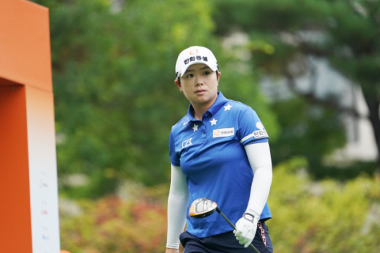 2019년 KLPGA투어 한화 클래식에 출전한 지은희의 모습. 한화 클래식 조직위원회 제공