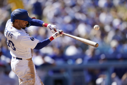 LA 다저스의 무키 베츠.AP뉴시스