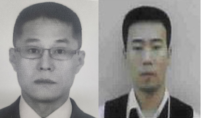 대전 국민은행 강도 살인사건 피의자로 신상이 공개된 이승만(왼쪽)과 이정학. 대전경찰청 제공