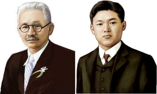 2022년 ‘9월의 독립운동가’로 선정된 하와이 이민 독립운동가 안원규(왼쪽), 정원명(오른쪽) 지사. 국가보훈처 제공