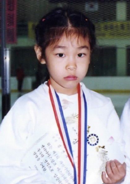 김연아 피겨스케이팅 전 국가대표 선수의 어린 시절. 김연아 측 제공