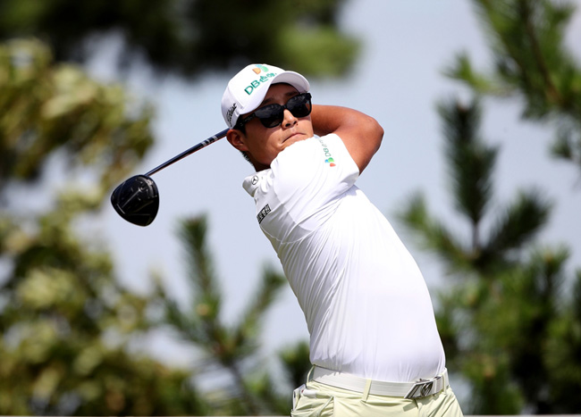 서요섭의 3라운드 9번 홀 티샷 [KPGA 제공. 재판매 및 DB 금지]