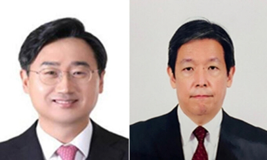 신범철 국방차관(왼쪽)과 오카 마사미 일본 방위심의관. 국방부 제공