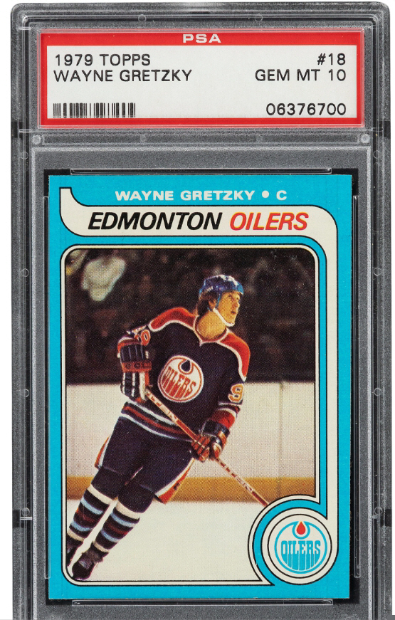 NHL 레전드 웨인 그레츠키 신인 카드
