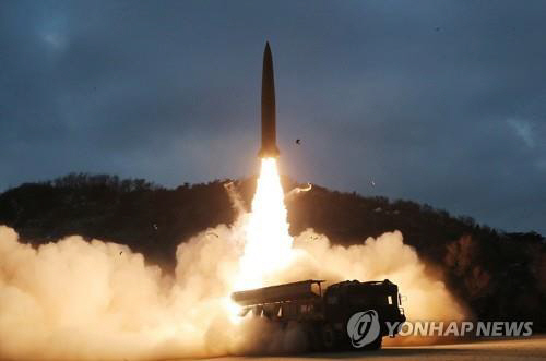 북한 미사일 발사  연합뉴스 자료사진