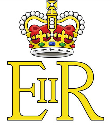 기존에 사용되던 고 엘리자베스 2세 영국 여왕의 문장.