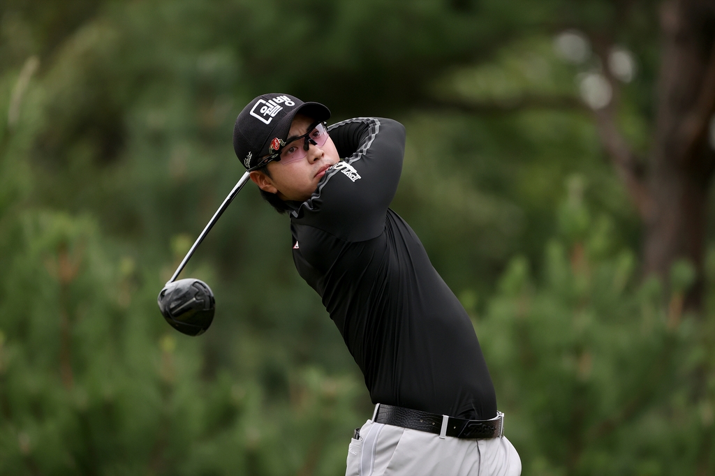 이형준의 드라이버 티샷.[KPGA 제공. 재판매 및 DB 금지]