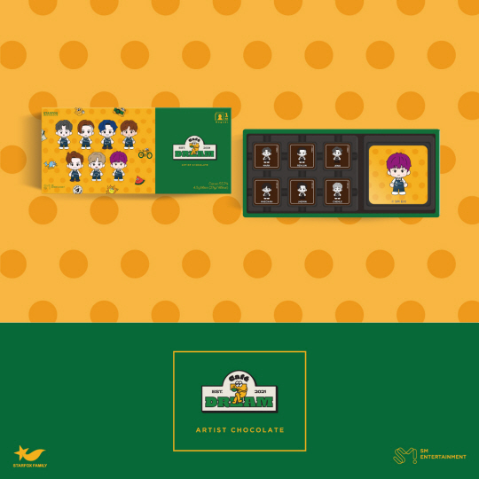 NCT DREAM 캐릭터 마그넷 초콜릿