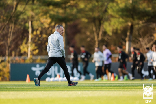 파울루 벤투 축구대표팀 감독. 대한축구협회 제공