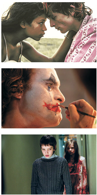 상단부터 영화 ‘본즈 앤 올’, ‘조커’, ‘렛미인’