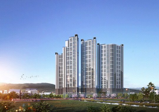 HL디앤아이한라㈜가 경기 양주시에서 분양 중인 ‘양주 덕정 한라비발디 퍼스티어’조감도. HL디앤아이한라㈜ 제공