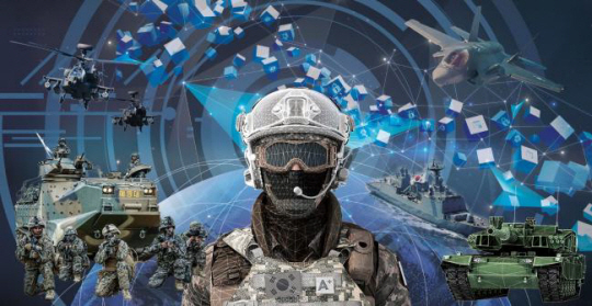 인공지능(AI) 기반 첨단과학기술 강군 육성을 위한 ‘국방혁신 4.0’  개념에 따라 진행 중인 육군의 ‘아미 타이거’ 개념도. 국방일보 제공