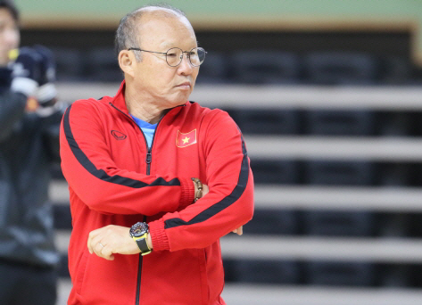 박항서 베트남 축구대표팀 감독. 뉴시스