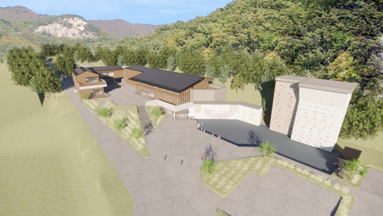 국립밀양등산학교 조감도. 밀양시청 제공