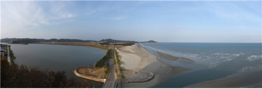백령공항 건설 예정지 전경. 인천시청 제공