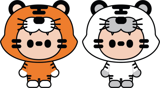 송파구 새 캐릭터 하하와 호호. 송파구청 제공