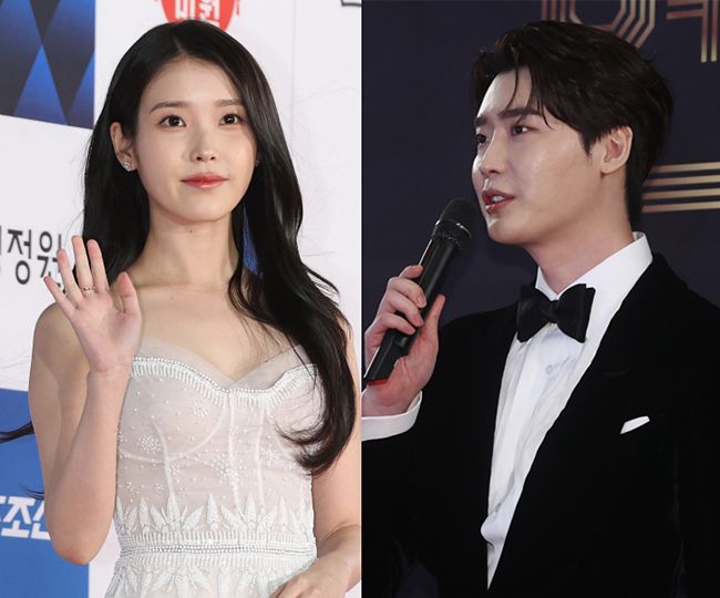 배우 겸 가수 아이유와 배우 이종석. 연합뉴스