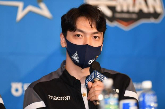 병역비리 의혹을 시인한 것으로 전해진 프로배구 OK금융그룹 소속 조재성. 연합뉴스