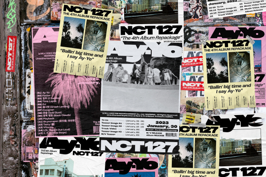 NCT 127 정규 4집 리패키지 ‘Ay-Yo’ 스케줄 포스터