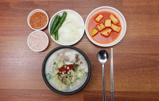 경북 칠곡군이 관광 자원화하기로 한 고 백선엽 장군 국밥. 칠곡군청 제공