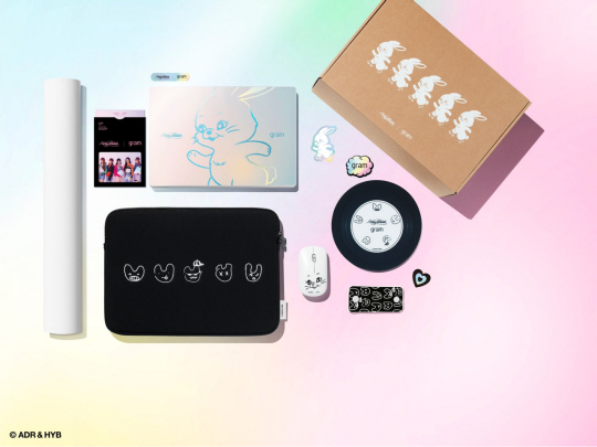 ‘LG 그램 스타일’ 뉴진스 리미티드 에디션. LG전자 제공