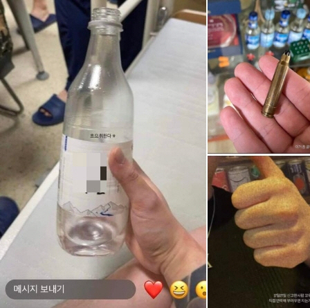 지난 4일 페이스북 군 관련 제보 채널인 ‘육군훈련소 대신 전해드립니다’에 군 생활관에서 음주를 하고 휴가 때 공포탄 탄피를 들고 있는 공군 병사를 고발하는 내용의 게시물이 올라왔다. 페이스북 커뮤니티 ‘육군훈련소 대신 전해드립니다’ 캡처