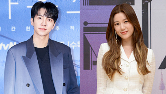 배우 이승기와 이다인