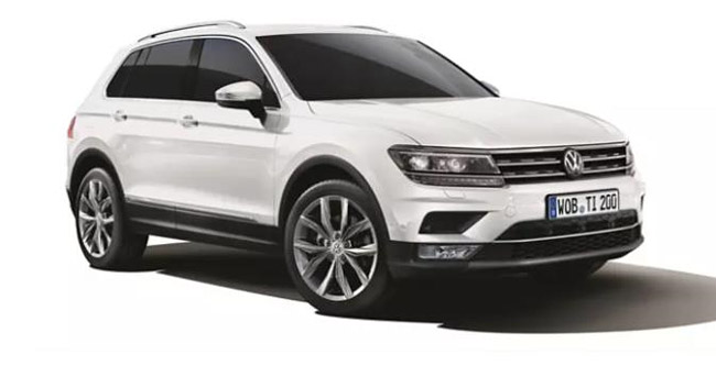 안전삼각대 결함으로 리콜 대상이 된 폭스바겐그룹코리아의 티구안 2.0 TDI. 국토교통부 제공