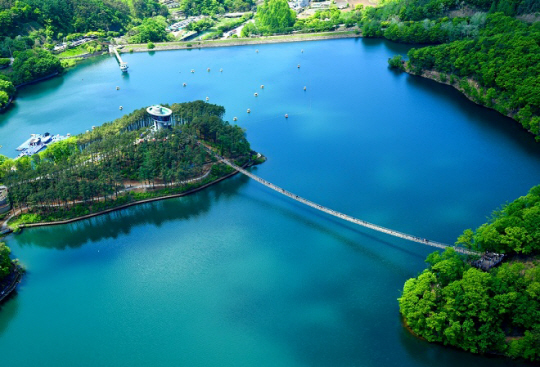 파주 마장호수 전경. 파주시청 제공