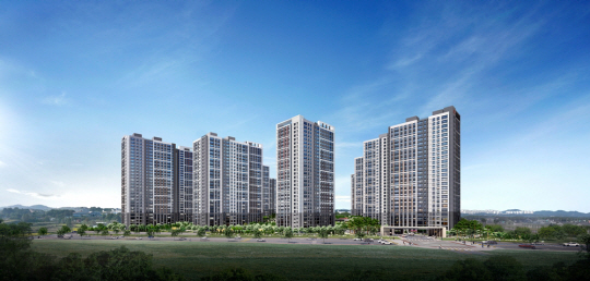 힐스테이트 평택 화양 투시도. 현대엔지니어링 제공