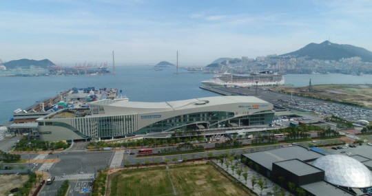 대마도 항로가 재개되는 부산항 국제여객터미널. 부산항만공사 제공