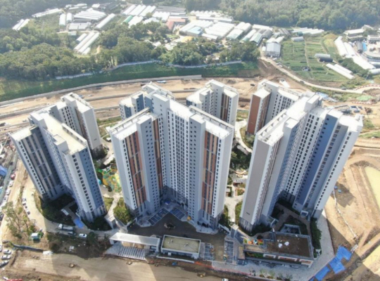 민간참여사업지구 과천제이드자이. LH제공