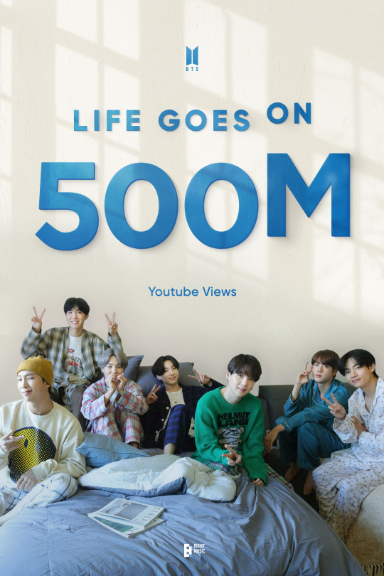 방탄소년단_Life Goes On_5억뷰 이미지