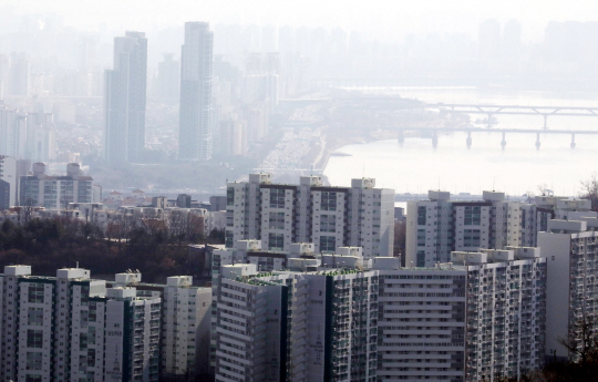 사진은 3월 3일 서울 아파트 단지 모습. 뉴시스