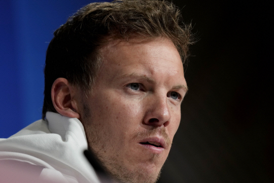 토트넘 홋스퍼 사령탑 후보로 거론되고 있는 율리안 나겔스만 감독. AP뉴시스