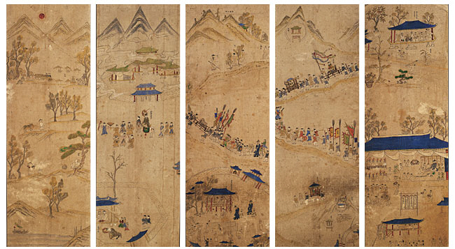 대부분 ‘첫돌 ~ 노년’ 그린 평생圖… 지방 하급관리 30년 이력 담기도[박정혜의 옛그림으로 본 사대부의 꿈]