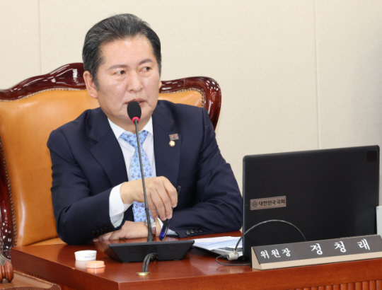 정청래 더불어민주당 의원. 연합뉴스