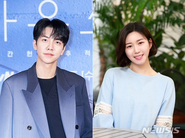 이승기(왼쪽), 이다인