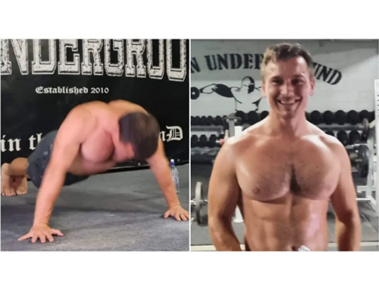 기네스 월드 레코드는 13일(현지시간) 호주의 회계사 루카스 헴크가 1시간 동안 팔굽혀펴기를 3206회 실시해 이 분야 세계 신기록을 세웠다고 발표했다. 기네스 홈페이지 캡처.