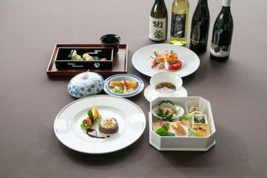 G7 외교장관 만찬 메뉴 모습.