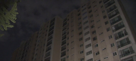 아파트 정전 모습. 연합뉴스 자료사진
