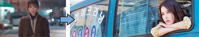 ‘나의 아저씨’를 계기로 영화‘브로커’의 주인공으로 캐스팅된 아이유.