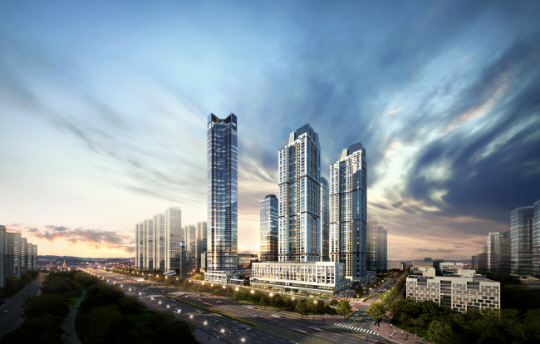 2025년 준공 예정인 송도아메리칸타운2차 조감도. 인천글로벌시티 제공