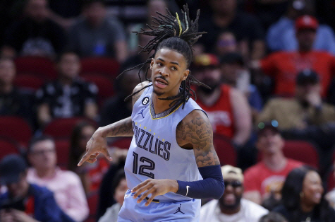 NBA 멤피스 그리즐리스의 가드 자 모란트. AP 뉴시스