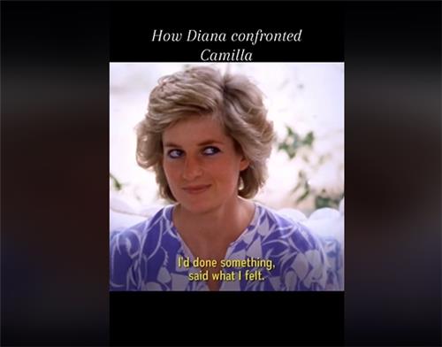 틱톡에 공유된 다이애나비 육성 인터뷰[틱톡 홈페이지 캡처. 재판매 및 DB 금지]