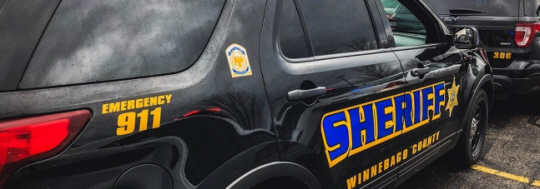 미국 일리노이주 위네바고 카운티 보안관 순찰차. 미국 일리노이주 위네바고 카운티 보안관청 웹사이트 캡처